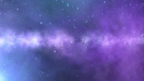 Binary numbers network copy space looping background Stock Footage 332814025