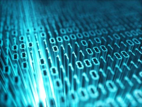 Binary Numbers Program Codes Stock Illustration