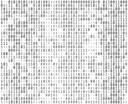 Binary Numbers Texture Stock Illustration