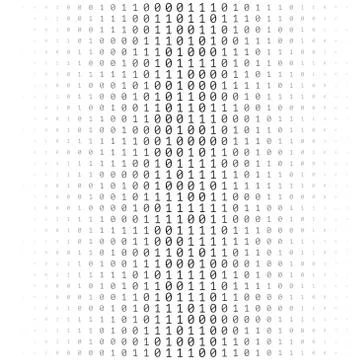 Binary Numbers Texture Stockillustratie