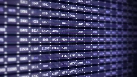 Binary numbers video template 動画素材 272643161