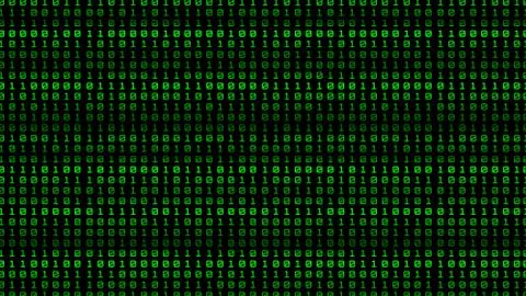 Binary numeral number background Stock Illustration