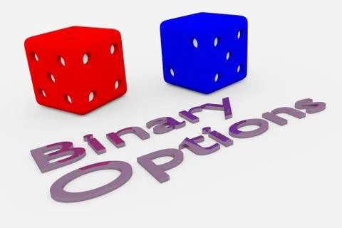 Binary Options concept Stockillustratie