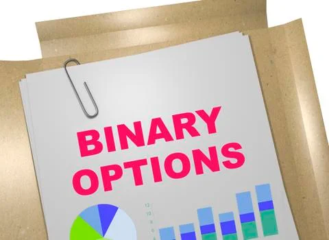 Binary Options concept Stock Illustration