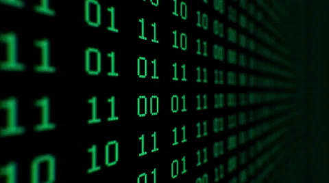 Binary Pairs on LCD (25fps) Stock Footage 64052259