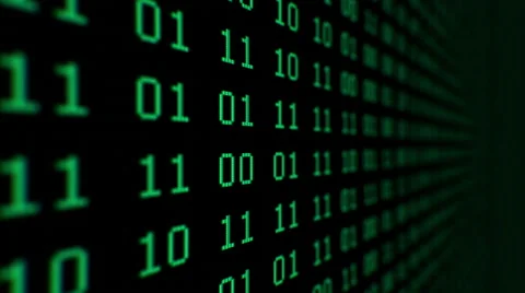 Binary Pairs on LCD (30fps) Stock Footage 64052325