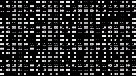 Binary Pairs Screensaver (60fps) Stock Footage 64054453