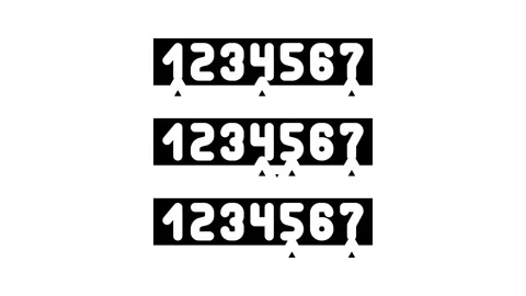 Binary search algorithm glyph icon animation Stock-Footage 326741542