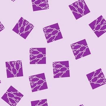 Binary search algorithm glyph seamless pattern Stock Illustration