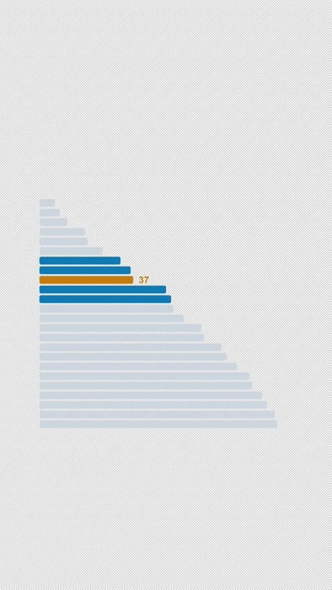 Binary Search Clean No Text Algorithm Visualization Alpha 4K Vertical 9x16 Light Vidéo 339515560