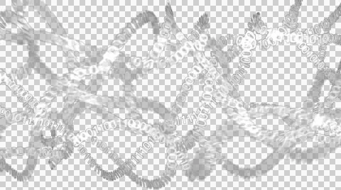 Binary side stream Stock Footage 43469024