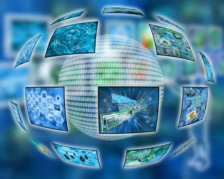 Binary sphere イラスト素材