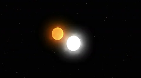 Binary Star System Video stock 65415172
