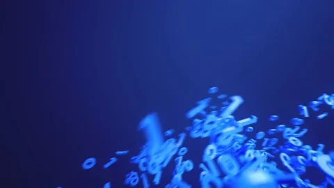 A Binary Storm. 4K UHD animation with a ... | Stock Video | Pond5