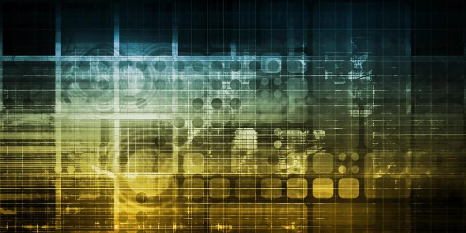 Binary Stream 스톡 일러스트