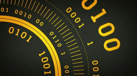 Binary Streams Flowing Grey Video stock 51602954