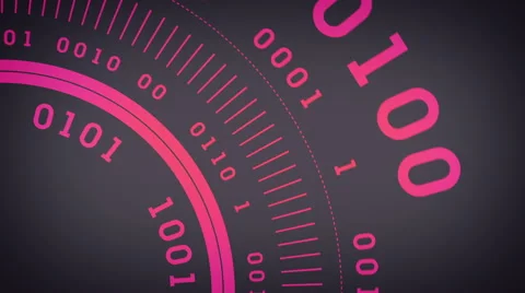 Binary Streams Flowing Silver Stock Footage 51603742