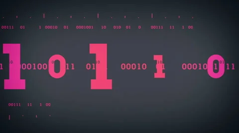 Binary Streams Silver Stock-Footage 51417765