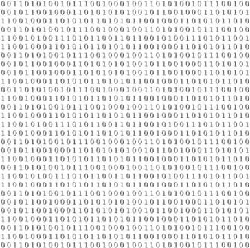 Binary system code vector grey background Stock Illustration