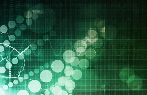 Binary Technology Stream Foto stock