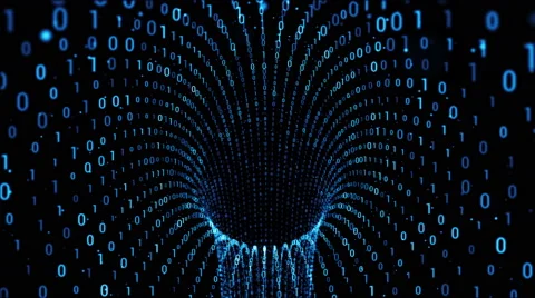 Binary torus background Stock Footage 68081051