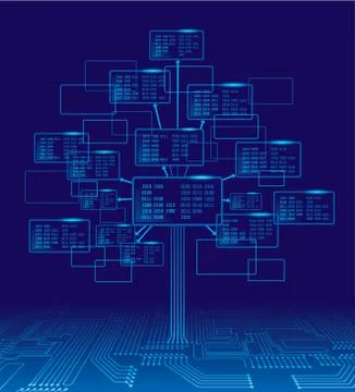 Binary tree 库存插图