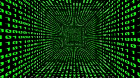 Binary Tunnel Stock Footage 723447