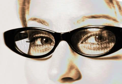 Binary vision Stock Photos