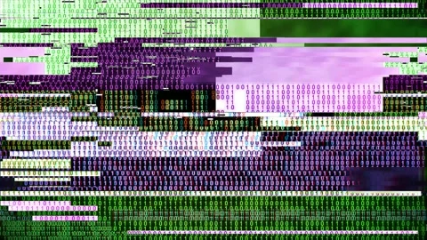 Binary VPN animation with encrypted secure internet connection Stock Footage 321418128
