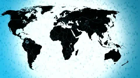 Binary world 8 Video stock 22169933