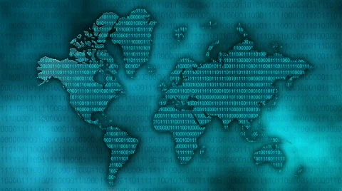 Binary world Stock Footage 778753