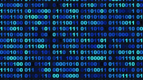 Binary zoom transition Stock Footage 105431992