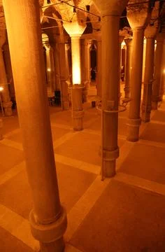 Binbirdirek Cistern Stock Photos