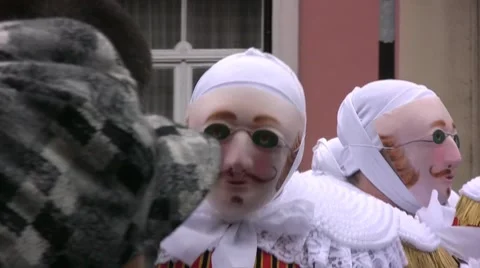 Binche carnival Video stock 7903165
