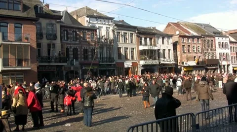 Binche carnival Stock-Footage 7903556