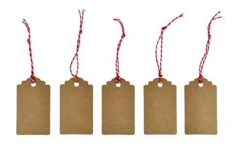 Bind gift paper shield tinker wrapping wool Stock Photos