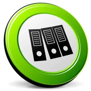 Binder 3d icon Stock Illustration