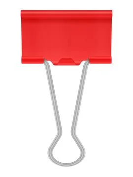 Binder clip Stock Illustration