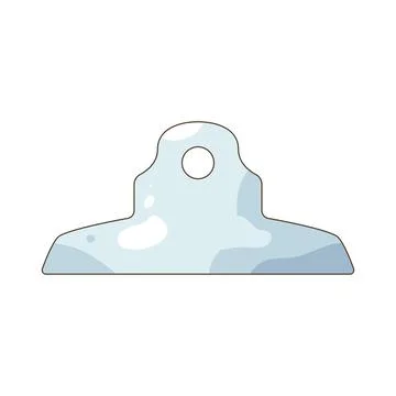 Binder clip Stock Illustration