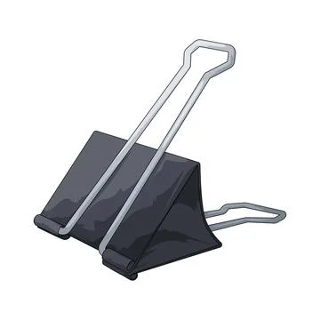 Binder Clip illustration Stock Illustration