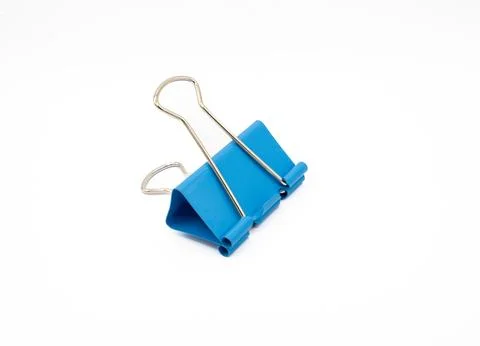 Binder Clip Isolated on White Background Stock Photos