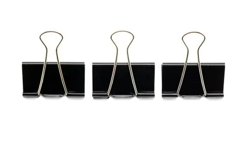 Binder clip Stock Photos