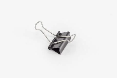 A binder clip. Stock Photos