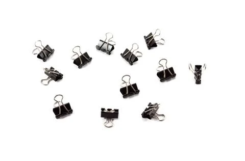 Binder clips Stock Photos