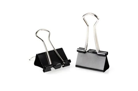 Binder clips Stock Photos