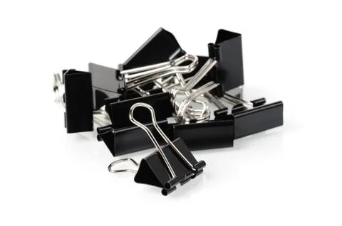 Binder clips Stock Photos