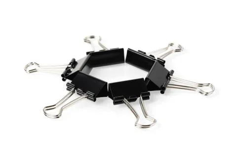 Binder clips Stock Photos
