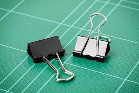 Binder clips Stock Photos