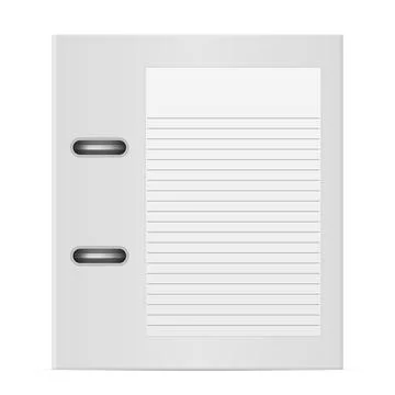 Binder Stock Illustration