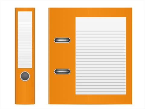 Binder set Stock Illustration